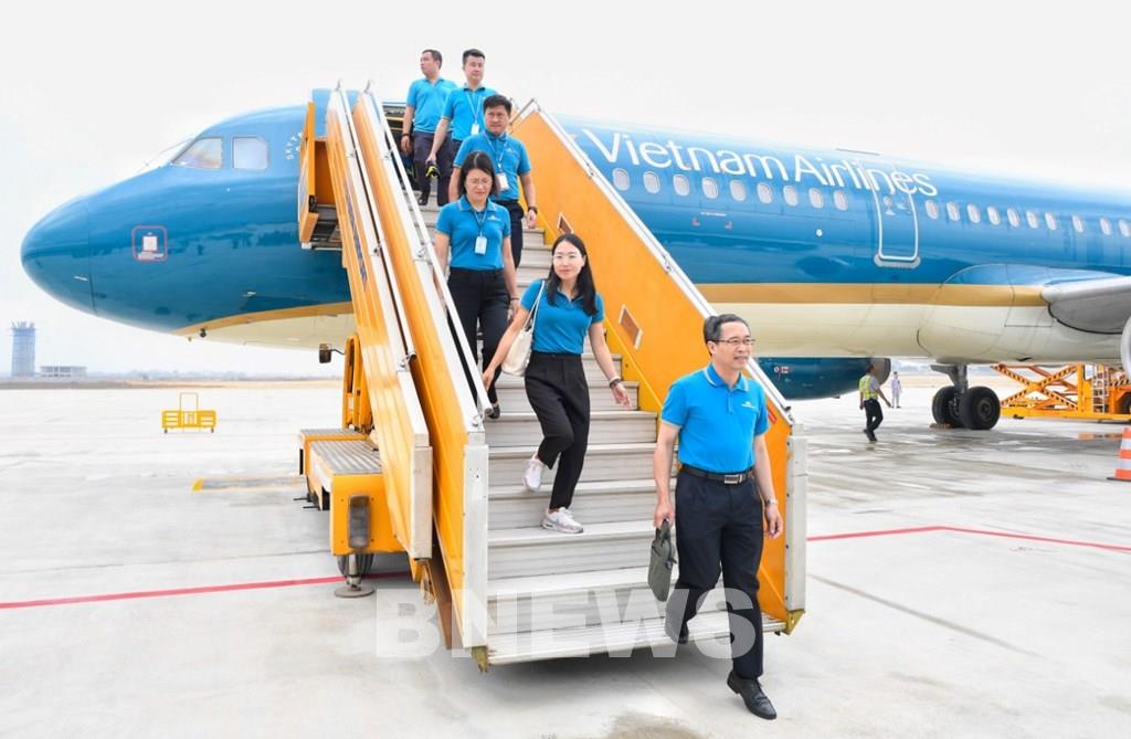 Sân bay Điện Biên chính thức đón máy bay cỡ lớn đầu tiên trong lịch sử