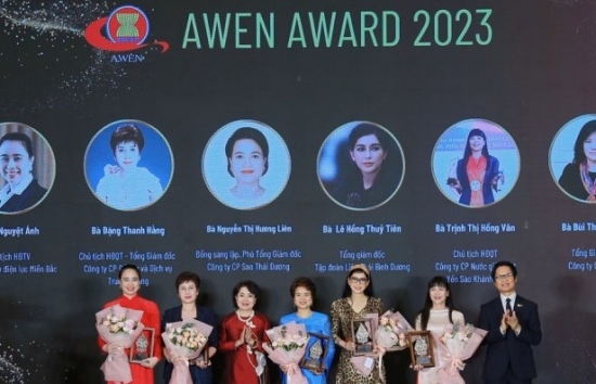 Các bóng hồng Việt được vinh danh nữ doanh nhân ASEAN tiêu biểu 2023