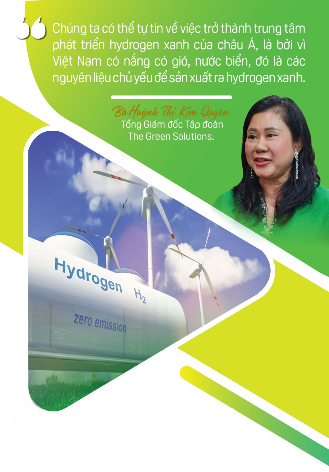CEO The Green Solution: Việt Nam có thể là trung tâm sản xuất hydrogen xanh ở châu Á