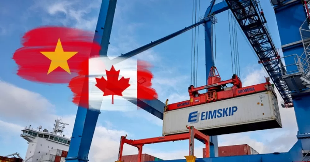 xuất khẩu sang Canada đều ghi nhận mức tăng trưởng ấn tượng, thậm chí có những mặt hàng tăng tới 1000%