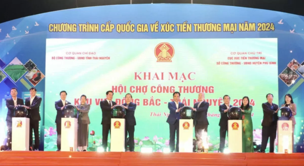 Liên kết xúc tiến thương mại tại Hội chợ Công Thương khu vực Đông Bắc - Thái Nguyên