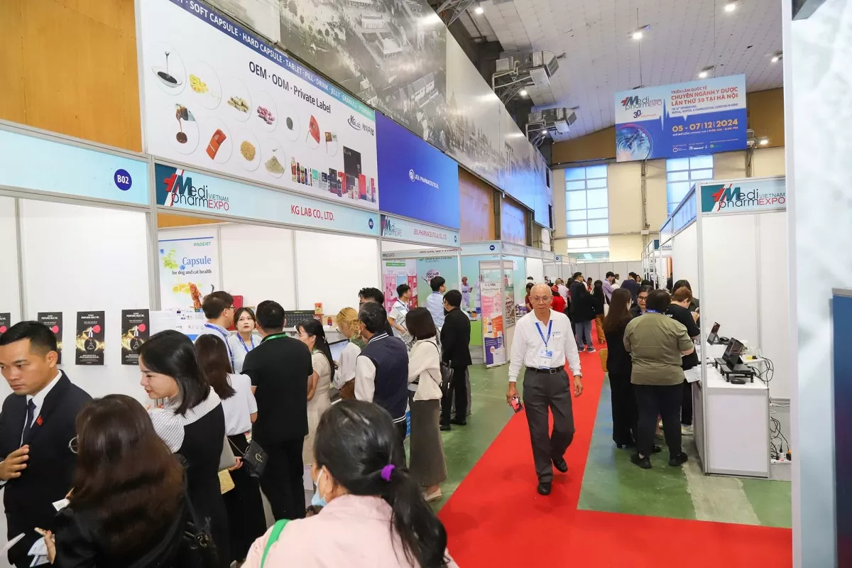 Triển lãm quốc tế ngành Y dược (Vietnam Medipharm Expo 2024). Ảnh: HQ