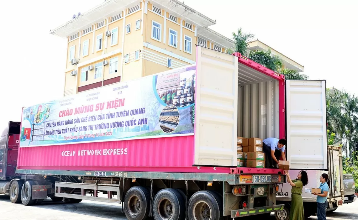 Tuyên Quang: Nhiều mặt hàng xuất khẩu khởi sắc