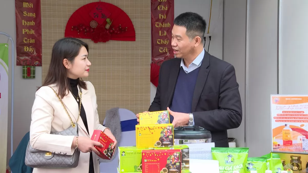 Lan tỏa giá trị văn hóa ẩm thực Việt tại hội chợ Tết