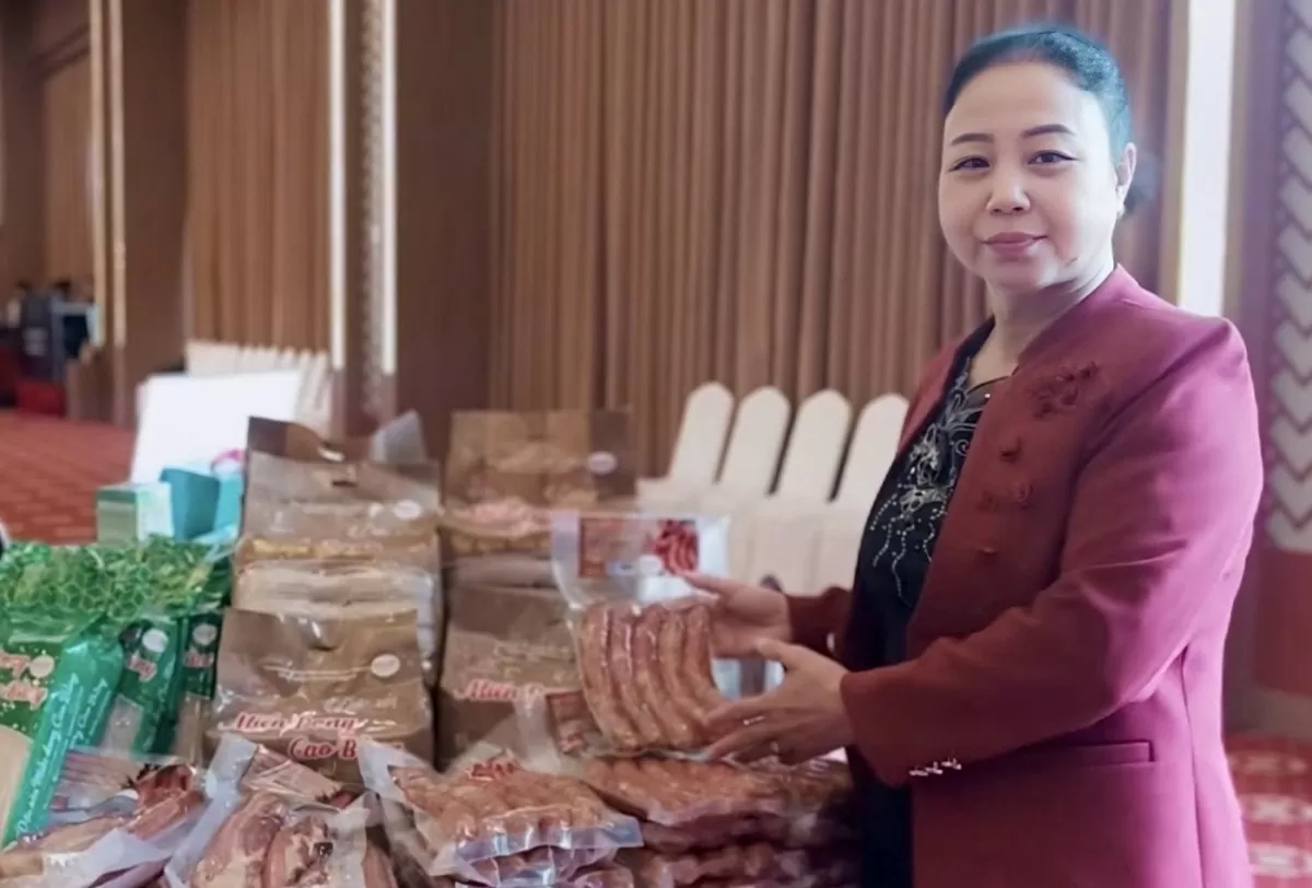 Tìm đầu ra cho sản phẩm gạo nếp ong Cao Bằng