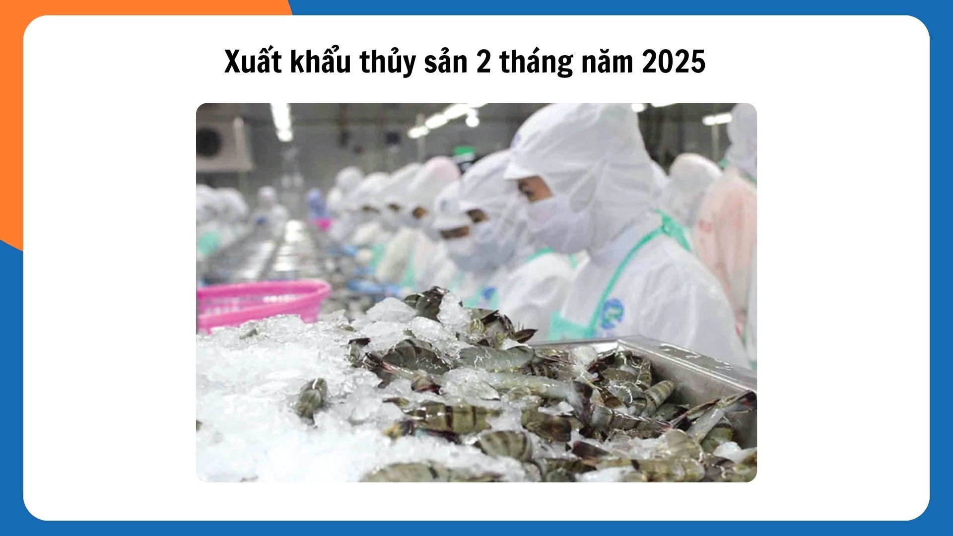 Infographic | Xuất khẩu thủy sản 2 tháng đầu năm 2025