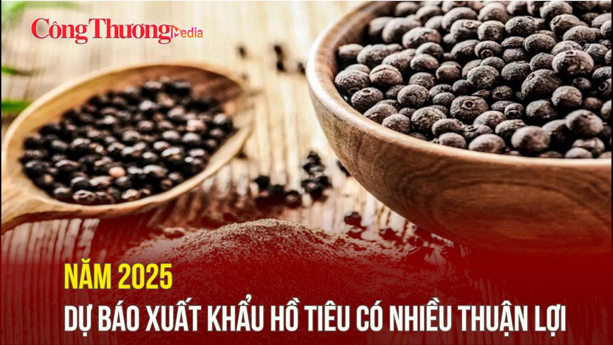 Năm 2025 dự báo xuất khẩu hồ tiêu có nhiều thuận lợi