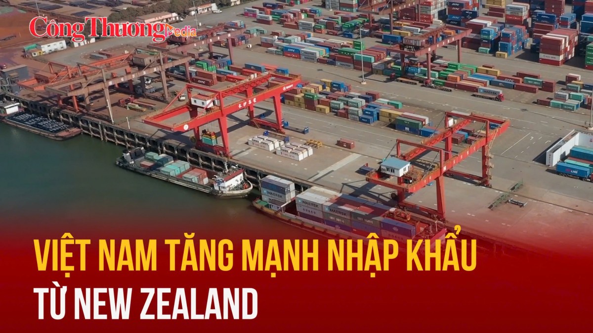 Việt Nam tăng mạnh nhập khẩu từ New Zealand